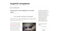 Desktop Screenshot of inspiredacceptance.com